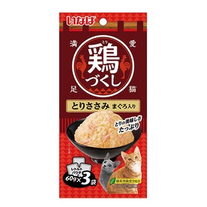 챠오 고양이 치킨가득파우치 3p, 혼합맛(닭가슴살/참치), 180g, 1개