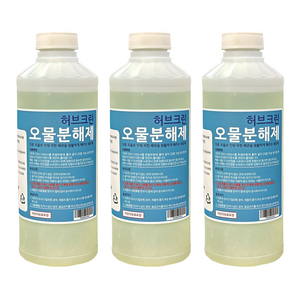 허브크린 오물분해제, 1L, 3개
