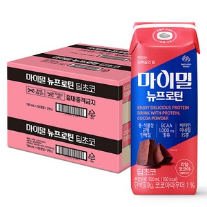 마이밀 뉴프로틴 딥초코, 190ml, 60개