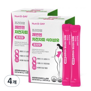 뉴트리디데이 프리미엄 쾌변엔 차전자피 식이섬유, 240g, 4개