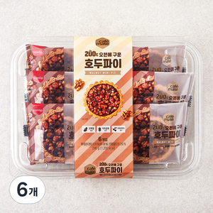 카페메이트 200℃ 오븐에 구운 호두파이 6개입, 6개, 240g