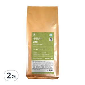 1킬로커피 싱글오리진 과테말라 SHB, 1kg, 2개, 홀빈(분쇄안함)