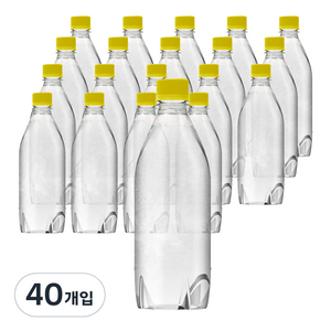 탐사스파클링 레몬 무라벨, 500ml, 40개