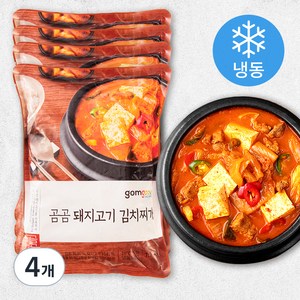 곰곰 돼지고기 김치찌개 (냉동), 1.1kg, 4개