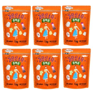 엄마의선택 과탄산소다 표백제, 6개, 1kg