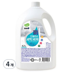 인블리스 블루 액상세제 본품, 4.2L, 4개