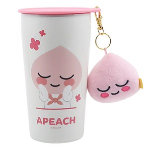카카오프렌즈 스탠다드 스텐텀블러, 어피치, 475ml