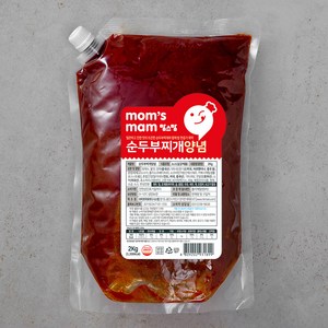 맘스맘 순두부찌개양념, 2kg, 1개