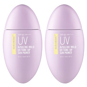 써메딕 아줄렌 마일드 UV 톤업 선크림 SPF50+ PA++++, 2개