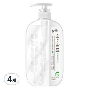 참그린 순수발효 식물 설거지 주방세제, 725ml, 4개