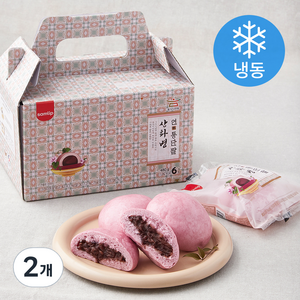 삼립 연 통단팥 상화병 6개입 (냉동), 480g, 2개