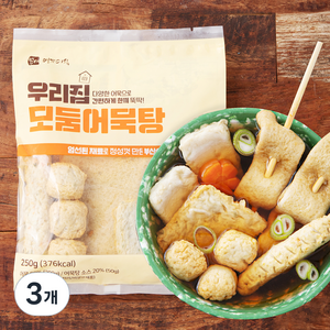 영자어묵 우리집 모둠 어묵탕, 250g, 3개