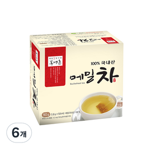 봉평촌 메밀차, 1.8g, 50개입, 6개