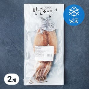 원양산 반건조 오징어 특대 5미 (냉동), 650g, 2개