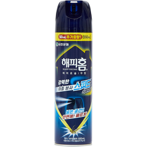 해피홈 에어로솔 스피드 살충제 무향, 1개, 550ml