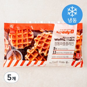 삼립 레디비 정통 플레인 와플 6입, 360g, 5개