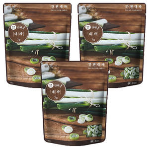 자연한알 간편양념 간편대파, 7g, 3개