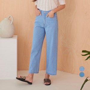 진마니아 여성용 썸머 밴딩 와이드 팬츠 WJU67