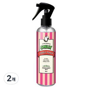 스멜리 룸앤패브릭 러블리피치 250ml, 2개