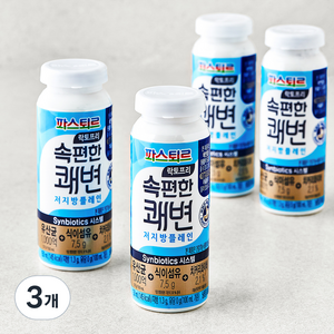 파스퇴르 속편한 쾌변 저지방 플레인 요구르트 4입, 600ml, 3개