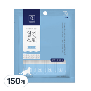 브리더랩 월간스틱 짜먹는 고양이 간식, 참치, 330g, 5개