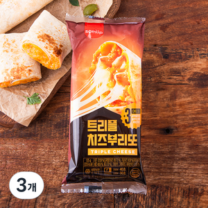 삼립 트리플 치즈 부리또, 125g, 3개