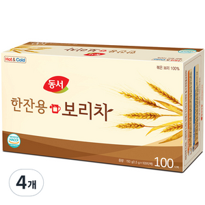 동서 한잔용 보리차, 1.5g, 100개입, 4개