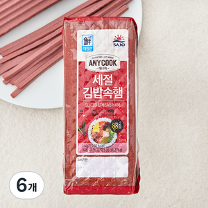 대림선 애니쿡 세절김밥속햄, 1kg, 6개