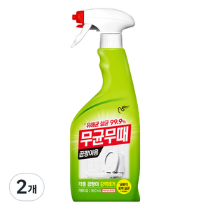 무균무때 곰팡이용 세정제, 900ml, 2개