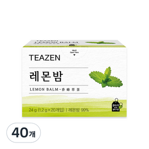 티젠 레몬밤 허브차, 1.2g, 20개입, 2개