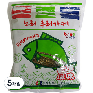 천혜식품 노리 후리가케, 500g, 5개