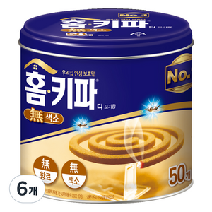 헨켈 홈키파 디 모기향, 650g, 6개