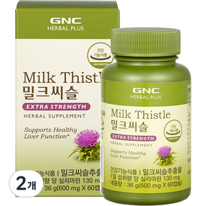 GNC 밀크씨슬 36g, 60정, 2개