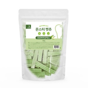 네이처잇 몬스터 펫츄 강아지 덴탈케어 껌 500g, 프로바이오틱스, 1개