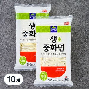 냉장_면사랑 생 중화면 6인분, 500g, 10개