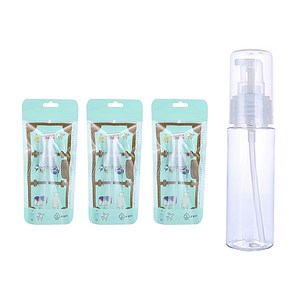 ABM 휴대용 심플 공병 펌핑 용기 50ml, 4개