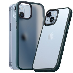 아이몰 컬러 베젤 실루엣 매트 지문방지 휴대폰 케이스