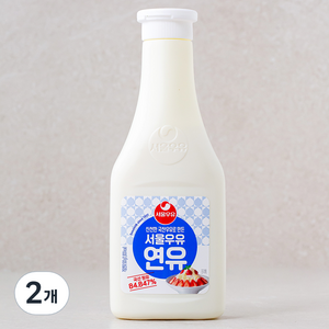 서울우유 연유, 500g, 2개