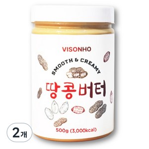 비소뉴 땅콩버터, 500g, 2개