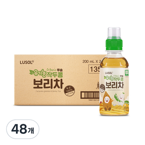 루솔 유기농 작두콩 보리차 200ml x 24p, 48개, 1개