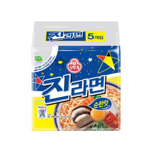 오뚜기 진라면 순한맛, 5개