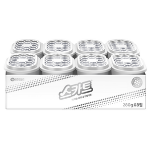 스카트 더 보송 파워 습기제거제 본품, 8개, 280g