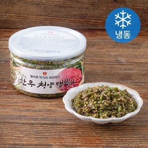 셰프애찬 한우 청양 맵짤이 (냉동), 400g, 1개