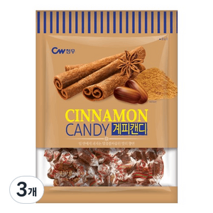 청우식품 계피 사탕, 420g, 3개