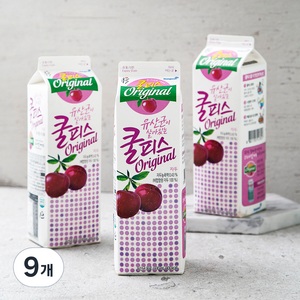 소와나무 쿨피스 자두, 930ml, 9개