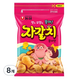 농심 자갈치 스낵, 300g, 8개