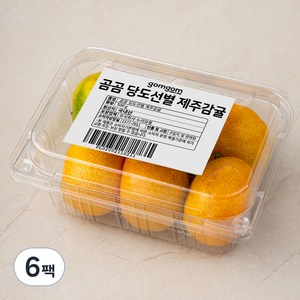 곰곰 당도선별 제주감귤, 500g, 6팩