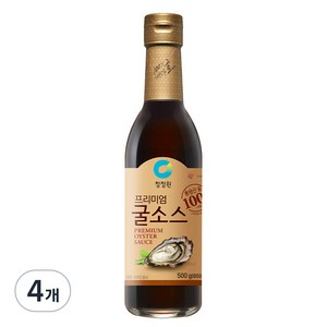 청정원 프리미엄 굴소스, 500g, 4개