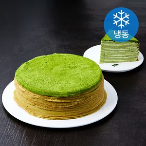 오설록 제주 녹차 크레이프 케이크 (냉동), 900g, 1개