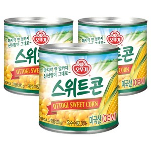 오뚜기 스위트콘 통조림, 340g, 3개